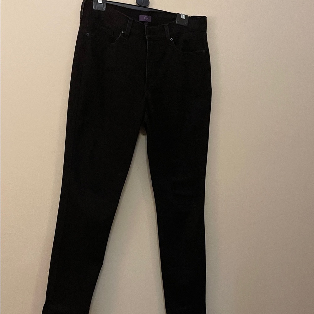 NYDJ Women's Straight Leg Jeans - Black